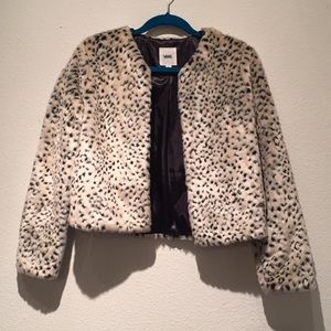 Faux fur jacket